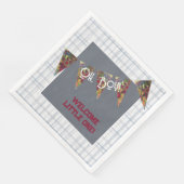 Oh, Junge! Baby-Shower-Servietten Serviette (Ecke)