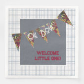 Oh, Junge! Baby-Shower-Servietten Serviette (Vorderseite)