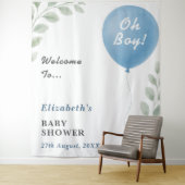 Oh Junge Baby Shower Wandteppich (Beispiel)