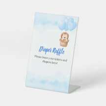 Oh Junge! Babyduschtenschild