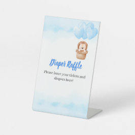 Oh Junge! Babyduschtenschild Sockelschild