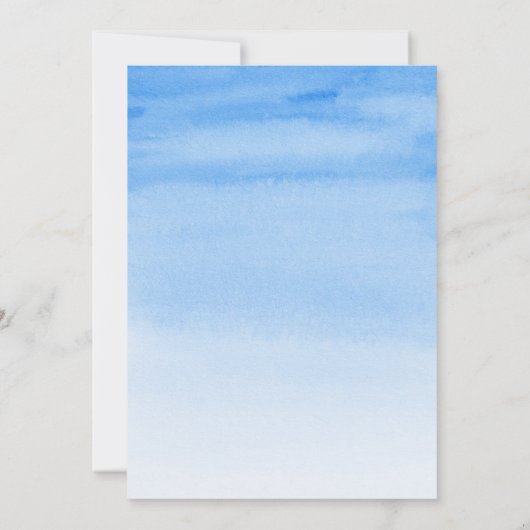 Oh Junge Ballon Grüne Eukalyptus Babydusche Einladung (Rückseite)