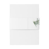 Oh Junge Ballon Grüne Eukalyptus Babydusche Einladungsbanderole (Rückseitenbeispiel)