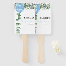 Oh Junge Ballon Grüne Eukalyptus Babydusche