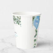 Oh Junge Ballon Grüne Eukalyptus Babydusche Pappbecher (Rechts)