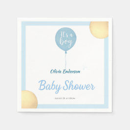 Oh, Junge! Balloon Baby ist fällig Serviette