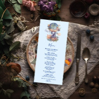 Oh Junge blaue Aquarellendusche