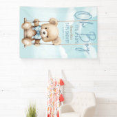 Oh Junge, das ist ein Baby-Duschkopf Banner (InSitu)