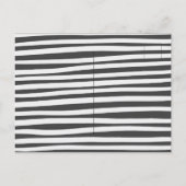 Oh, Junge, dusche eine Postkarte. Einladungspostkarte (Rückseite)