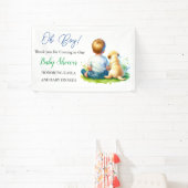 Oh Junge! Ein Baby und seine Dog Baby Dusche Banner (InSitu)