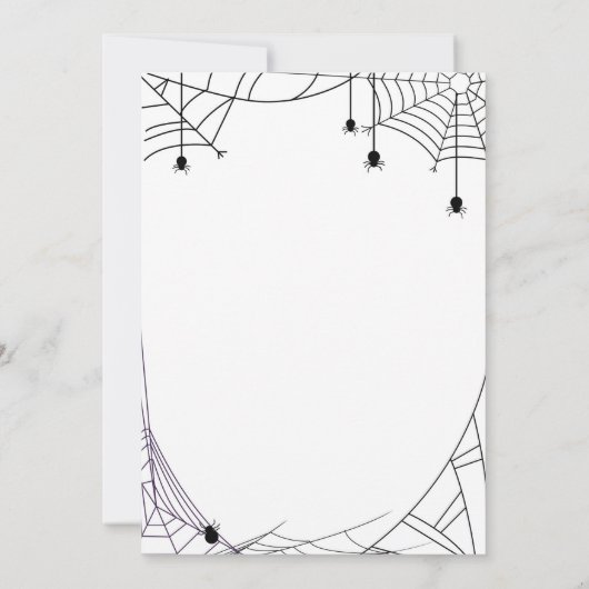 Oh Junge! Halloween Pumpkin Babydusche Einladung (Rückseite)