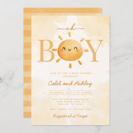 Oh Junge kleine Ray von Sunshine Sun Baby Shower Einladung