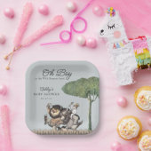 Oh Junge! Lass des Wilden Rumpus Start | Babydusch Pappteller (Party)