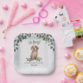 Oh Junge! Maßgeschneiderter Retriever Wasserfarbe Pappteller (Party)