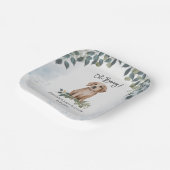 Oh Junge! Maßgeschneiderter Retriever Wasserfarbe Pappteller (Gewinkelt)