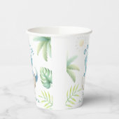 Oh Junge! Niedliche Dino Boy Dinosaur Babydusche Pappbecher (Links)