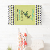 Oh Junge! Niedliche Dinosaur Babydusche Banner (Insitu)