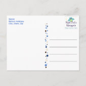 Oh Junge Punkte und Streifen Danke, Postcard Postkarte (Rückseite)