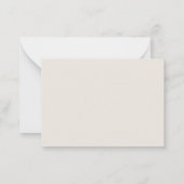 Oh Junge Skript Sahne Dusche bringen Buch Mitteilungskarte (Rückseite)