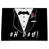 Oh Junge! Smoking Große Geschenktüte (Vorderseite)