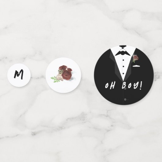 Oh Junge! Smoking Konfetti (Vorderseiten)