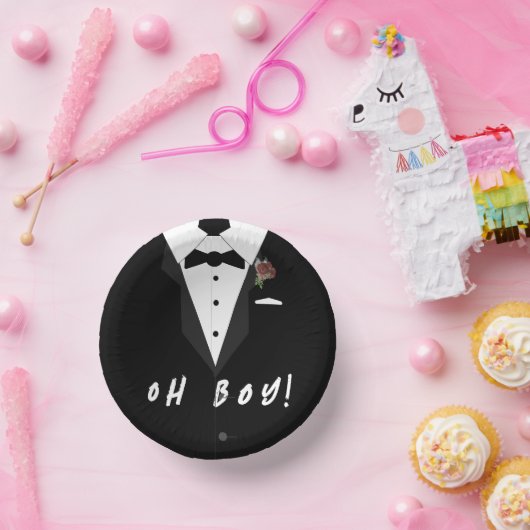 Oh Junge! Smoking Pappteller (Party)