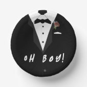 Oh Junge! Smoking Pappteller (Vorderseite)