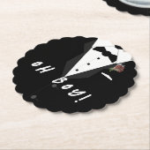 Oh Junge! Smoking Untersetzer (angewinkelt)