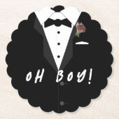 Oh Junge! Smoking Untersetzer (Vorderseite)