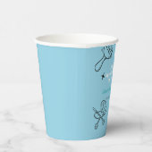 Oh, Junge sprinkle Es ist eine Baby-Dusche. Pappbecher (Rechts)