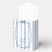 Oh Junge Süße moderne staubblaue Babyparty Geschenkschachtel (Geöffnet)