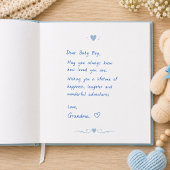 Oh Junge Teddybär Baby Shower Erinnerungen Gästebuch