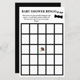 Oh Junge! Tuxedo Baby Shower Bingo