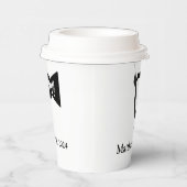 Oh Junge! Tuxedo Babydusche Pappbecher (Rechts)