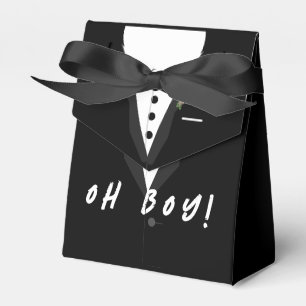 Oh Junge! Tuxedo Favor Box Geschenkschachtel