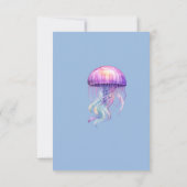 Oh Junge unter dem Meer Babydusche Dankeskarte (Rückseite)