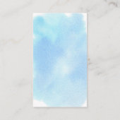 Oh Junge unter dem Meer Babydusche Windelwanne Begleitkarte (Rückseite)