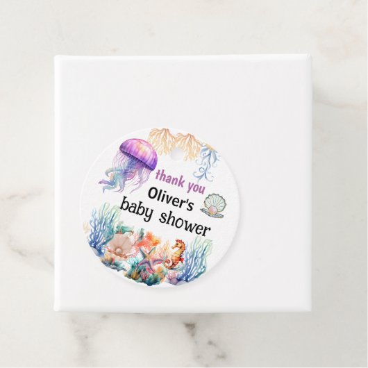 Oh Junge unter der Quallendusche Geschenkanhänger (Beispiel)