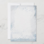 Oh Junge! Welpe Modern Watercolor Babydusche Einladung (Rückseite)