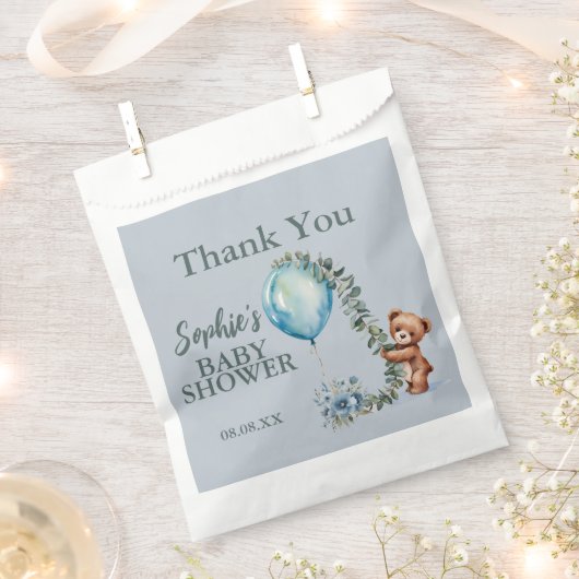 Oh Junge! Wir können Babydusche frühzeitig abwarte Geschenktütchen (Ausgeschnitten)