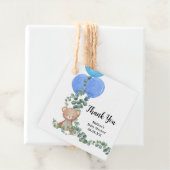 Oh Junge, wir können frühes Warten Balloon Eukalyp Geschenkanhänger (Beispiel)