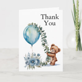 Oh Junge! Wir können uns sehr herzlich bei Ihnen b Dankeskarte