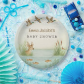 Oh Junge! Woodland Babydusche Pappteller (Party)