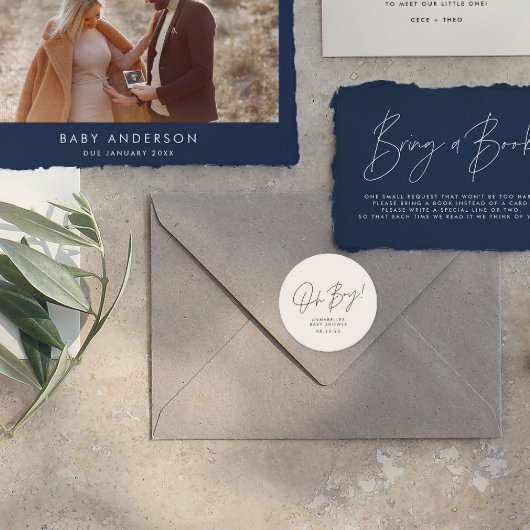 oh-Jungs-Duschskripte Runder Aufkleber