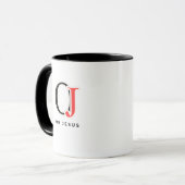 Oh Juses Typografie Art Tasse (Vorderseite Links)