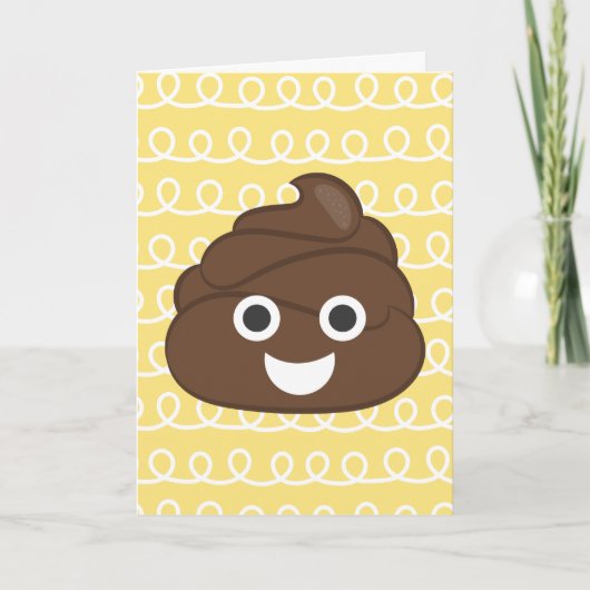 Oh Kack (Emoji) Belated Birthday Card Karte (Vorderseite)