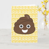 Oh Kack (Emoji) Belated Birthday Card Karte (Gelbe Blume)