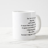 Oh Kaffee, Jumbo-Tasse (Vorderseite Rechts)