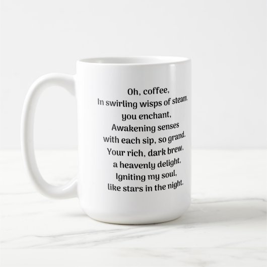 Oh Kaffee, Kaffeetasse (Links)