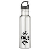 Oh, KALE nein - minimal. Trinkflasche (Vorderseite)